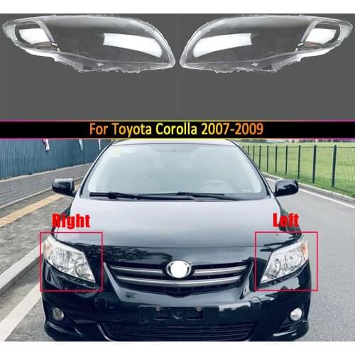 Transparent Lampshade Lens Headlamp Cover Front Headlight Shell Lamp Cover Transparent For Toyota Corolla 2007 2008 2009