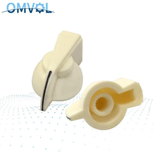 6.35mm Chicken Head potentiometer Knob Guitar effect pedal AMPS jazz bass Chicken Knob