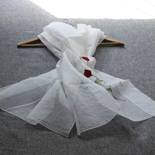 #0511-2# 100% real silk scarf women ORGANZA ,color:as pictures,50*165cm,NOT SOFT
