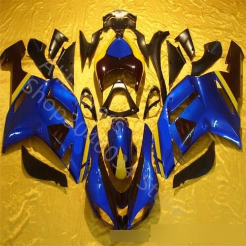 Blue black fairing kit FOR KAWASAKI NINJA ZX 6R 636 07 08 ZX-6R 07-08 ZX6R 2007 2008 ZX 6R 07 08 body