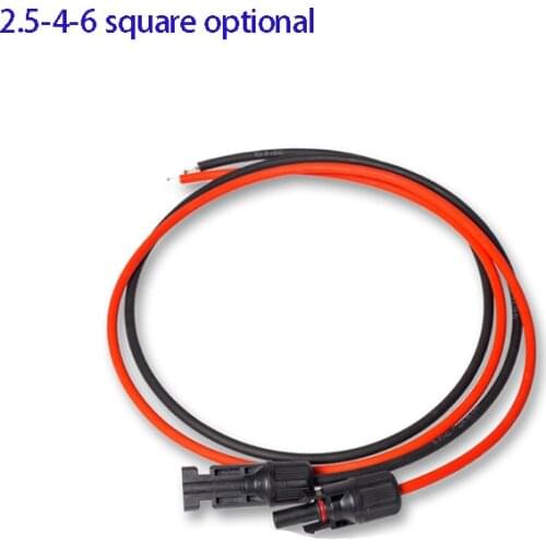Solar photovoltaic extension cable DC dedicated C4 connector male and female matching 2.5-4-6 cable