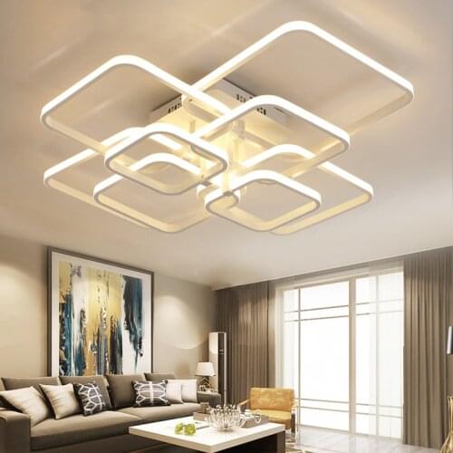 Modern LED Ceiling Lamp for Living Room Bedroom Dining Room kitchen Home chandelier with remote control Lighting Fixture