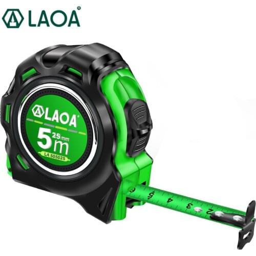 LAOA Metric/ Inch Steel Tape 3M/5M/7.5M/10M Steel Measuring Tape Double foot Electrical measuring tool