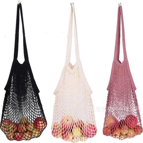 Fruit Storage Handbag Mesh Shoulder Bag Net Turtle Bag String Shopping Bag Reusable Fruit Storage Handbag Totes