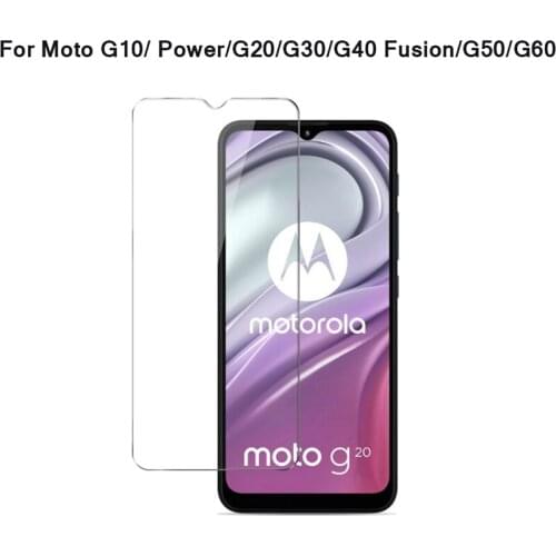 2.5D Tempered Glass for Motorola Moto G10 Power G20 G30 G50 G60 Glass Ultra Clear Screen Protector For Moto G40 Fusion Glass