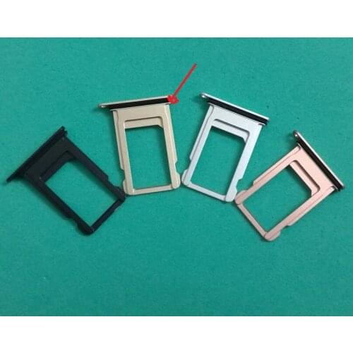 10pcs original New Nano Sim Card Tray Slot Holder Replacement Parts For iPhone 7 4.7 7p 7plus 7g with Waterproof glue