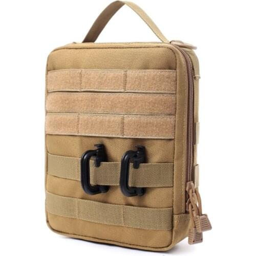 Emergency First Aid Kit Bag EDC Molle Tactical Pouch Bag Wear-resistant Waist Pack Travel Camping Bicycle Equipment New