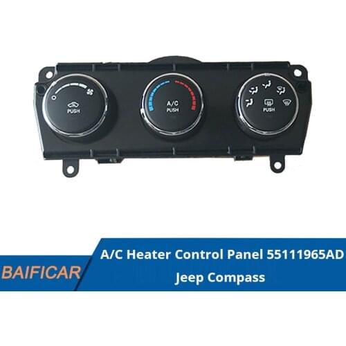 Baificar Brand New Genuine A/C Heater Control Panel OEM 55111965AD For Jeep Compass