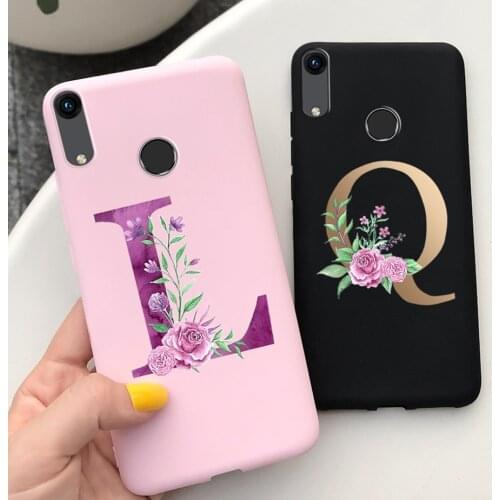 For Huawei Honor 8A 8C 8X 8S Case Honor 8A Soft Silicone Back Cover Cute Letters Phone Cases For Honor8S Honor8C Honor8X Honor8A