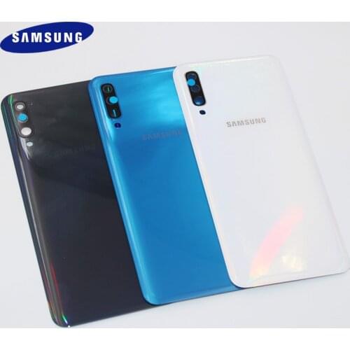 Samsung Galaxy A50 2019 A505 A505F A505DS Housing Case Battery Back Cover Phone Protective Replacement Parts + Camera Lens Cover