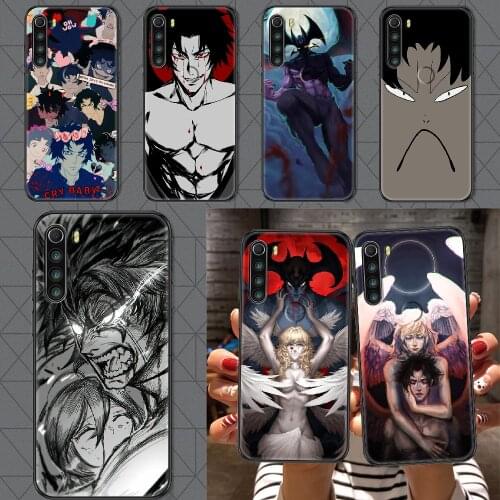 DEVILMAN Crybaby Anime Phone case For Xiaomi Redmi Note 7 7A 8 8T 9 9A 9S 10 K30 Pro Ultra black pretty shell painting coque