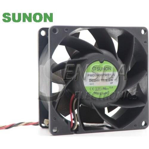 For Sunon fan blower PMD2408PMB1-A 8CM 8*8 80*80*38MM 8038 24V wire 9.6W