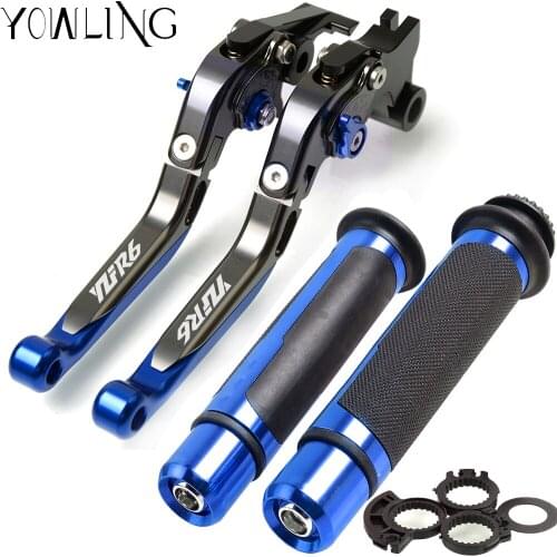 For YAMAHA YZFR6 YZF-R6 YZF R6 1999 2000 2001 2002 2003 2004 Motorcycle Adjustable Brake Clutch Levers Handlebar Hand Grips