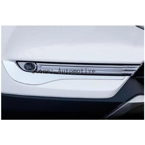 Chrome Car ABS Chrome Front Fog Light Lamp Cover Trim Car Accessiores Styling 4pcs For Mazda CX-5 2nd Gen 2017 2018