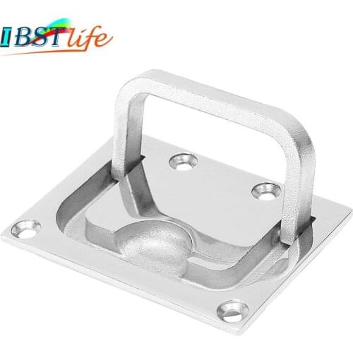 IBST LIFE Stainless Steel 316 Flush Lift Ring Hatch Pull Handle Locker Cabinet boat marine hardware