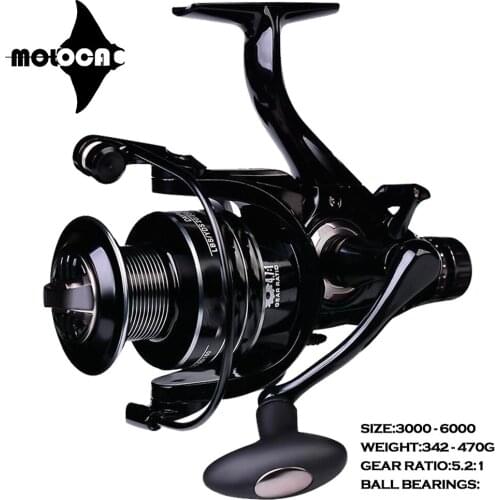 New Metal Spinning Reels High Speed 5.2:1 Saltwater Trolling Surf 29kg Max Drag Wheel Rubber Grip Pesca Carp Fishing Accessoires
