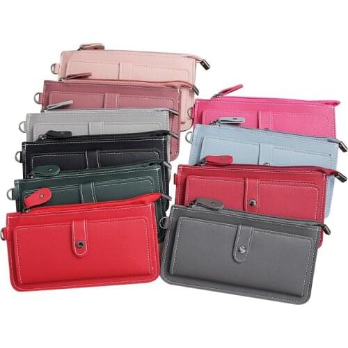 Fashion Women Wallets Large-capacity Long Money Bag Zipper Coin Purse Cards ID Holder Clutch Wallet