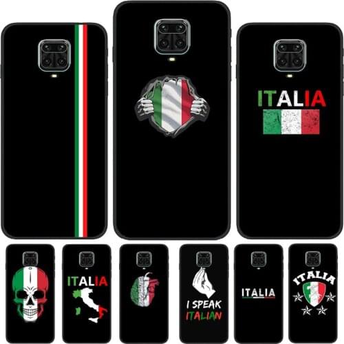 Italy Italia National Flag For Xiaomi Redmi 9T 9 A 9C K40 Funda For Redmi Note 10 Pro 8 8T 9S Note 9 Pro Phone Case