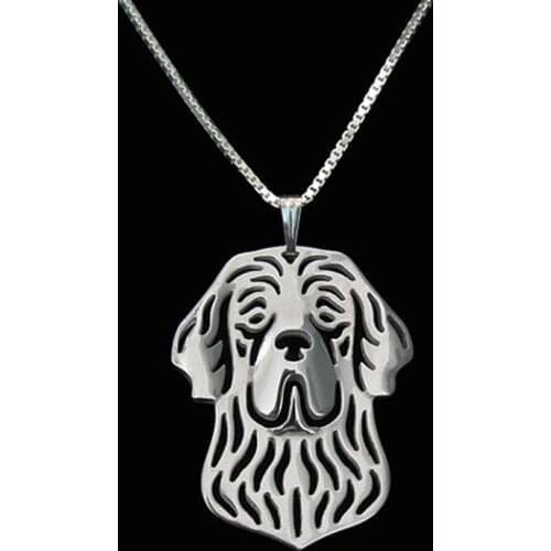 New Unique Romantic Gold Silver Color Clumber Spaniel Pendant Necklace Hunger Games Necklace Women Best Friend Choker