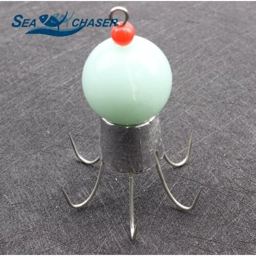 2018 NEW 3Pcs/lot 50g Luminous Vivid Lifelike Simulation Fishing Tackle Squid Jig Lures Octopus Squid Fish hook Free shipping
