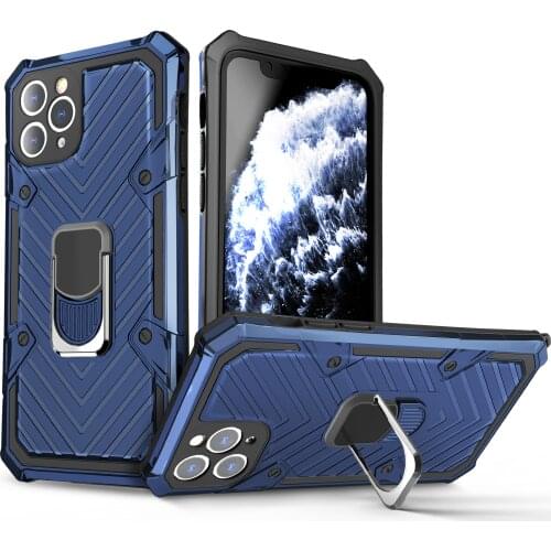 Heavy Duty Shockproof Magnetic Ring Phone Case For iPhone SE2020 11 Pro Max XR XS Max X XS 6S 7 8 Plus Stand Holder Bumper Cover
