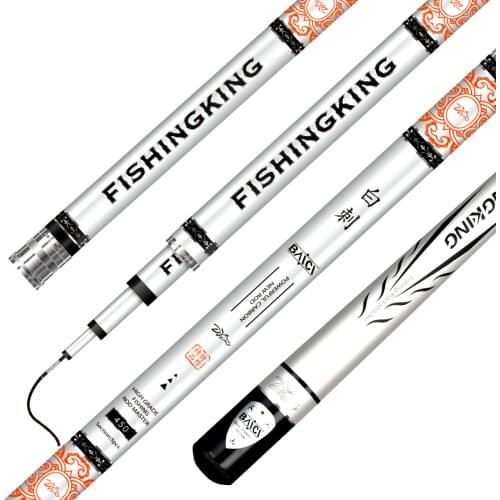 3.0-8.1M Taiwan Fishing Rod Carbon Fiber Telescopic Wedkarstwo Spinning Olta Angeln Ultra Light Carp Fishing Pole Fishing Tackle