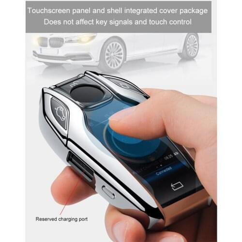 Touch Screen Car Key Case Cover Remote Key Protector For BMW 7 Series 740 6 Series GT 5 Series 530i X3 Car Styling