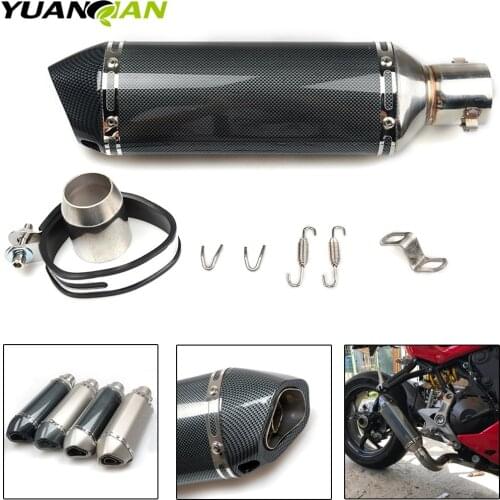 Universal Fiber Motorcycle Exhaust Pipe Muffler Motorbike Exhaust Modified Exhaust Pipe For SUZUKI GSF 600 Bandit S-X 1995 1996