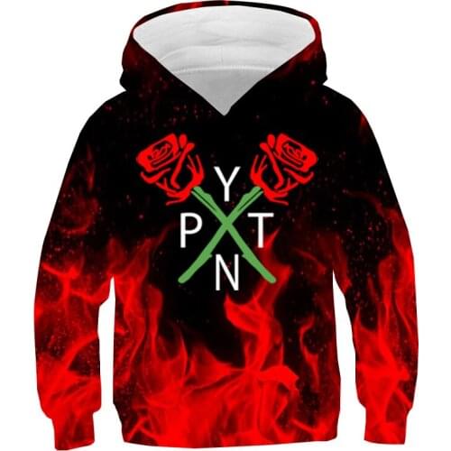 Funny Payton Moormeier Hoodie Childrens Sweatshirt 3D PYTN Red Rose Hoodies Adults Pullover Women Streetwear Clothes Teenagers