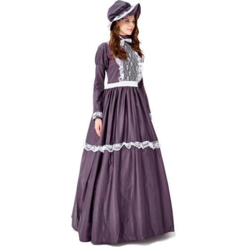 Womens Medieval Renaissance Ladies Dress Cosplay Masquerade Costume