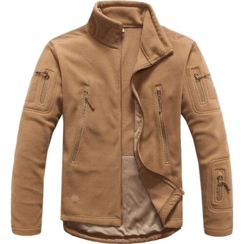 Winter Military Fleece Jacket Warm Men Tactical Jacket Thermal Breathable Windproof Men Jackets Outwear Softshell men Jacket