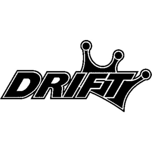 7.5cm X 15.9cm Novelty Drift King Car Sticker Windshield Bumper Motorcycle Decal High Quality KK Vinyl Scratches Waterproof PVC