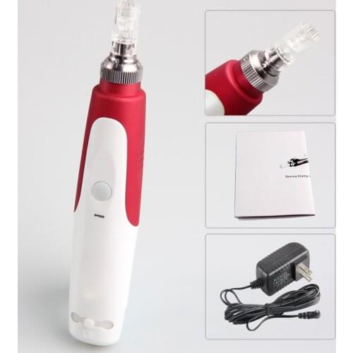 Auto Pen Stamp Auto Micro Needle Roller Anti Aging Skin Therapy Face Lifting Wrinkle Removal Beauty Salon Device