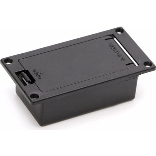 Guitar Pickups LJ-03 Active Pickups PP3 9V Panel Mount Battery Holder Case Box