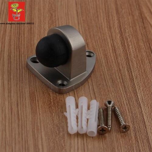 Zinc Alloy door bumper Satin Nickel Triangular Door Stop for Australia Glass Door Stopper door blocker CHICOO
