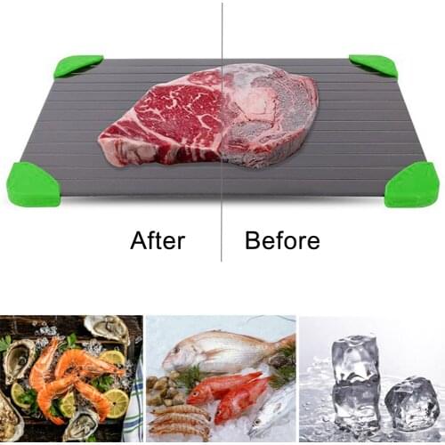 Kitchen Quick Thawing Cutting Board Practical Eco-friendly Quick Defrosting Plate Easy Clean Frozen Food Tray Defrosting Board