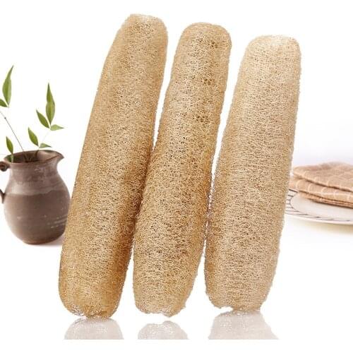 Luffa Bath sponges Pot Bowl rag Natural Healthy Loofah Bath Shower Wash Body Pot Sponge Scrubber Spa bathroom accessories D3