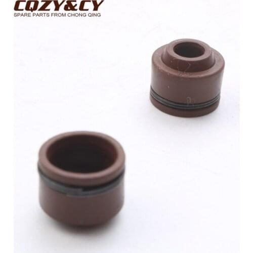 Valve stem oil seal for SYM Mio Eu2 100 Fiddle Hd Evo Hd2 Jet4 Joyride Eu2 Megalo Symphony 125cc 12209-H6B-900 100669290 4T