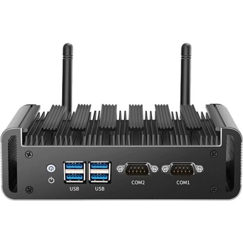 Mini PC Intel Core i7 5500U DDR3L mSATA SSD 2*RS232 Dual NIC Gigabit Ethernet 300M Wi-Fi 4*USB3.0 HDMI VGA Support Windows Linux