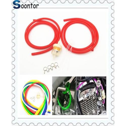 2M Motorcycle Fuel Hose Oil Tube Filter Pipeline Rubber for YAMAHA R6S USA BT1100 Bulldog XJR400 1300 RACER 400R FAZER