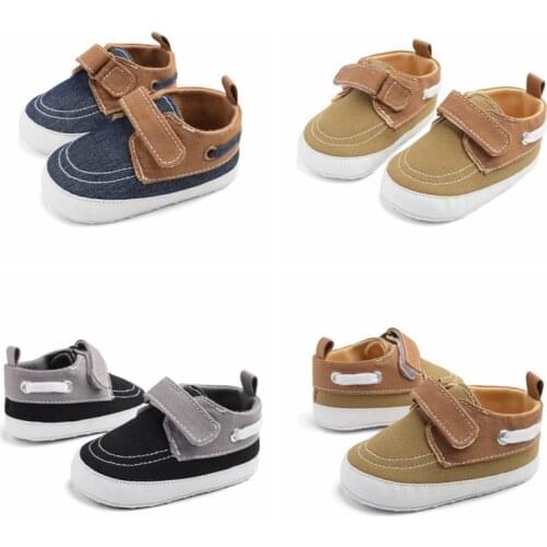 New Baby Shoes Breathable Canvas Shoes 0-18M Boys Shoes 3 Color Comfortable Boys Baby Sneakers Kids Toddler Shoes