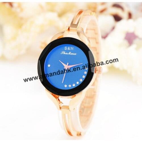 Wholesale Fashion Watch Women Clock New Bracelet Crystal Rhombus Case Bangle Quartz Temperament High Quality Famous Wrist Watch