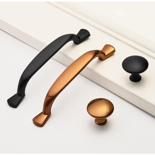 Modern Simplicity Kitchen Cabinet Drawer Handles Zinc Alloy Handle Furniture Hardware Knobs Pulls with Screws Single Hole 96mm