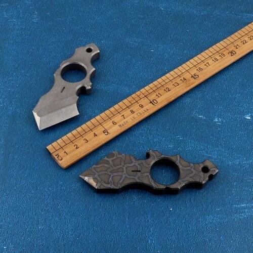 Titanium alloy TC4 tactical tool outdoor carrying window breaker finger tiger bottle opener punch outdoor high hardness