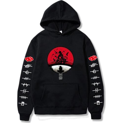 Anime Hoodies Harajuku Men Women Streetwear Hoody Loose Warm Fleece Sweatshirt Pullover