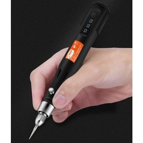 USB 5V electric grinder small speed hand-held Wenwan nuclear carving tool polishing machine engraving pen small body