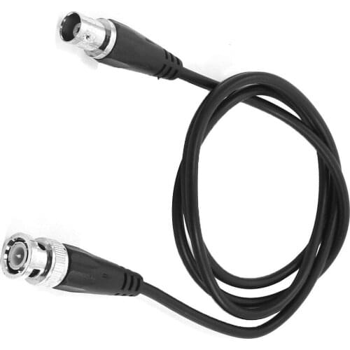 High Quality BNC Male to Female Plug CCTV Extension Coaxial Line Cable 3.3ft Long Black