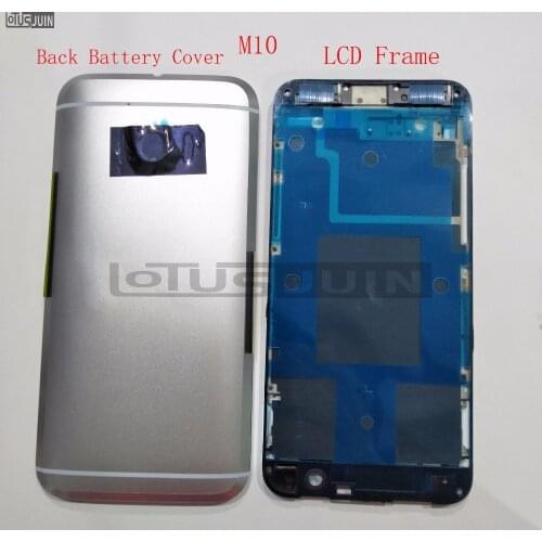 Back Cover Battery Door Housing+Front LCD Housing Middle Faceplate Frame Replacement Part for HTC M10