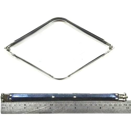 Metal Internal Frame Kiss Clasp Lock For Purse Vintage Internal Flex Handbag Handle DIY Sewing Bags Accessories