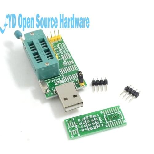 1pcs Ch341 24 25 reprogrammed dvd router bi0 s brush multifunctional usb programmer